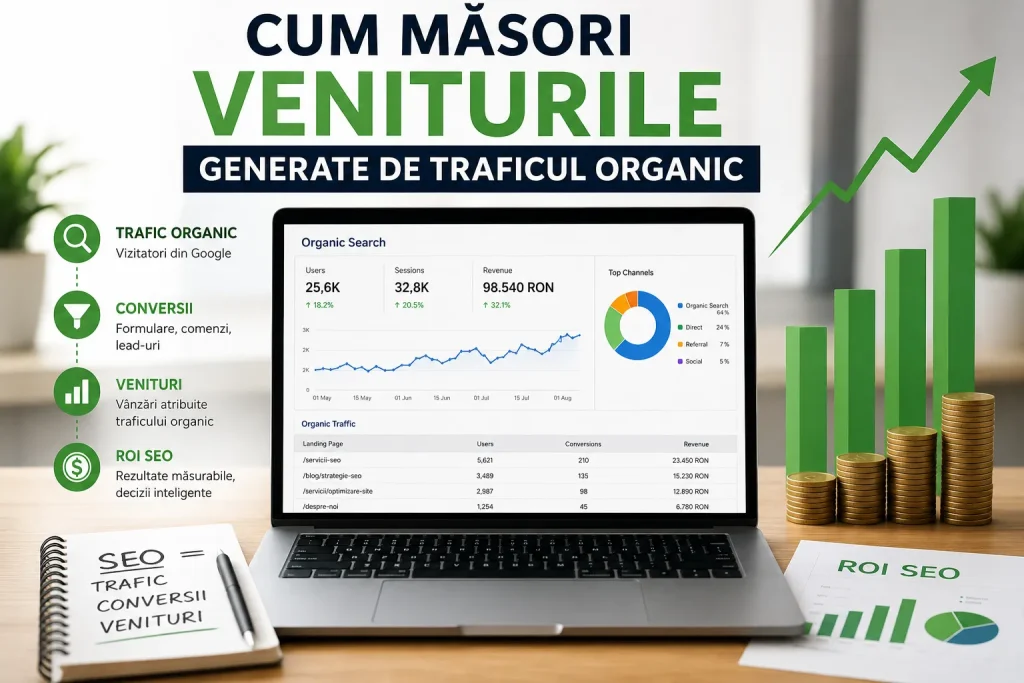 veniturile generate de traficul organic