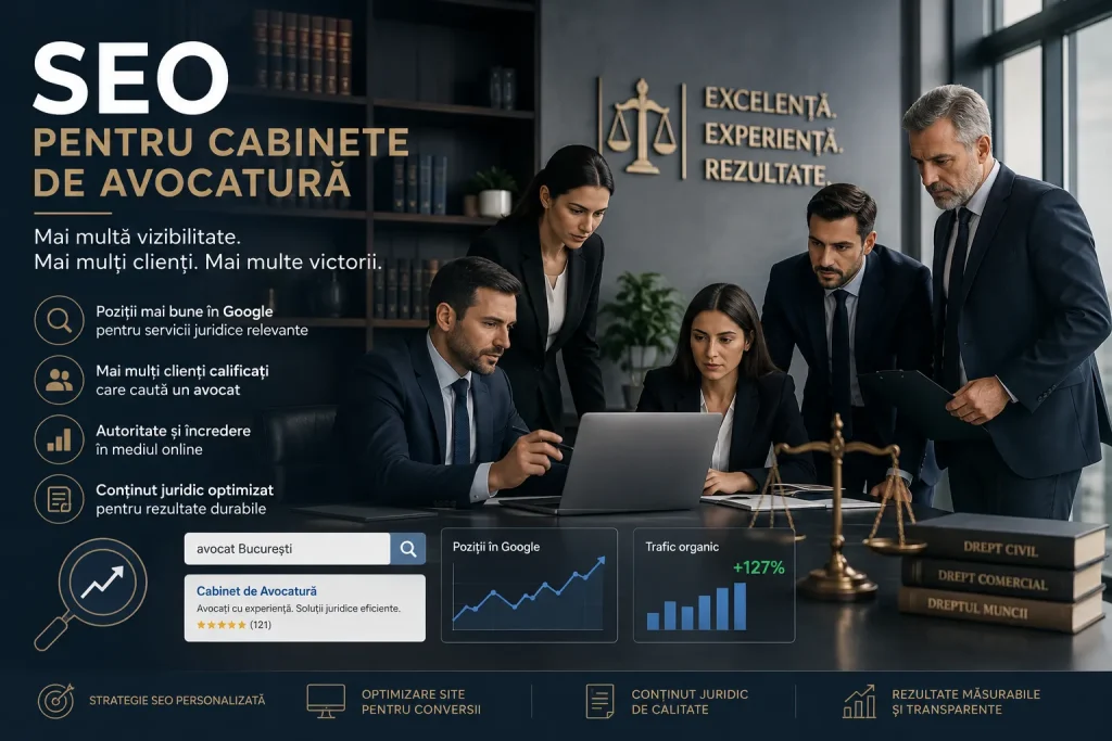 SEO pentru cabinete de avocatură cu mai mulți avocați