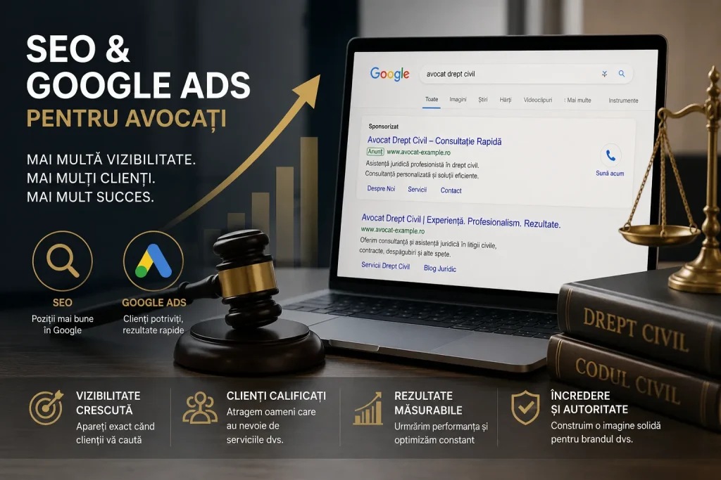 SEO sau Google Ads pentru avocați